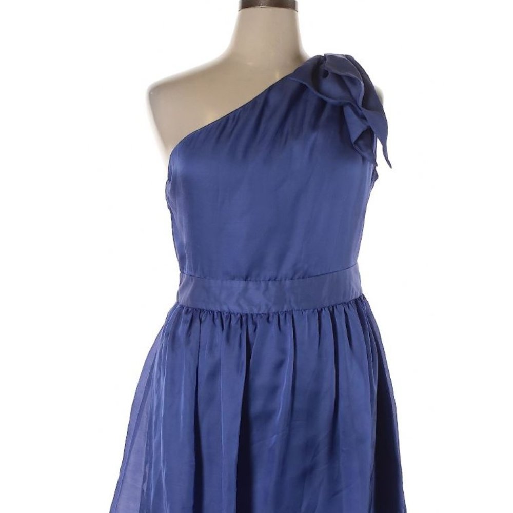 NWT Blue Shimmer Dress by The Limited Size 14